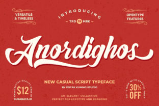 Anordighos: A Playful Display Font for Branding