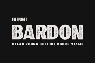Bardon Family: A Bold Display Font for Branding