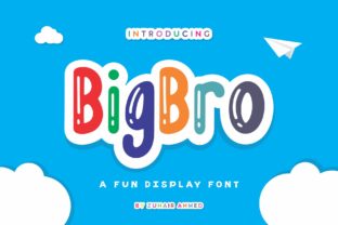 BigBro: A Whimsical Display Font for Web Design