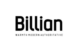 Billian: A Modern Display Font for Editorial Design