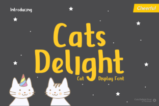 Cats Delight: A Playful Display Font for Makers