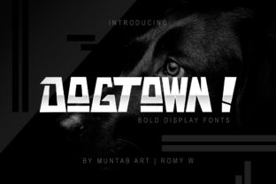 Dogtown Font: Bold Display Type for Web Design