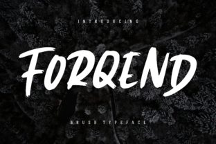 Forqend Font Review: A Bold Display Typeface for Modern Brands