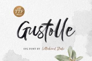 Gustolle: A Modern Display Font for Bold Branding