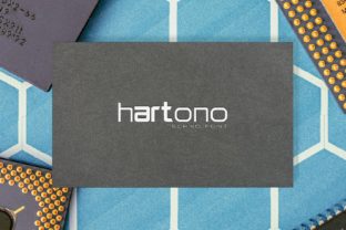Hartono Font: Sleek Tech Typeface for Modern Makers