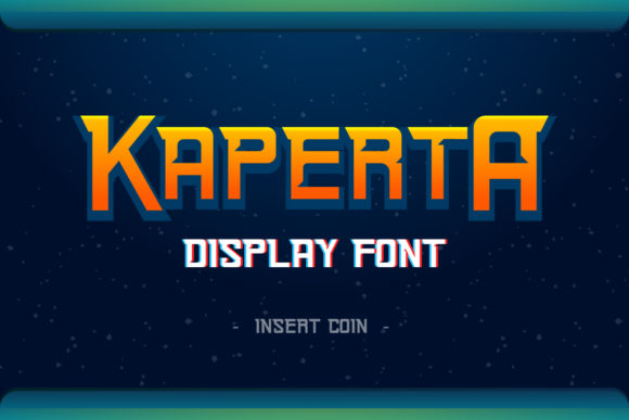 Kaperta: A Modern Display Font for Crafters