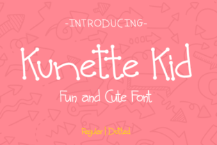 Kunette Kid: A Whimsical Display Font for Web Design