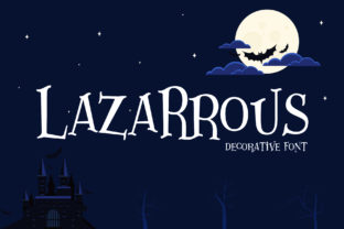 Lazartous Font: A Spooky Display Typeface for Campaigns