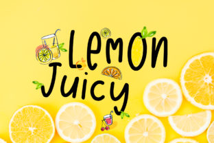 Lemon Juicy: A Whimsical Display Font for Bold Brands