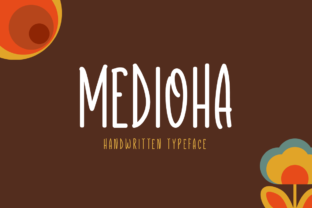 Medioha: A Handwritten Font for Brand Identity