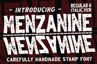 Menzanine: A Rustic Display Font for Web Headers