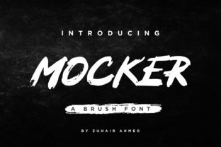 Mocker: A Bold Display Font for Editorial Impact