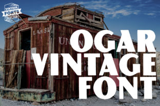 Ogar: A Bold Vintage Typeface for Modern Brands