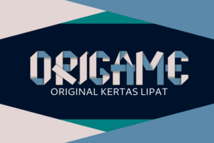 Origame: A Display Font for Modern Campaigns