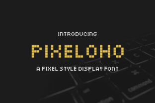 Pixeloho: A Modern Pixel Font for Bold Branding