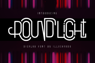 Round Light: A Playful Display Font for Brands