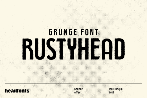 Rustyhead: A Smart Retro Display Font for Bold Branding
