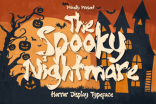 Spooky Nightmare Typeface for Editorial Design