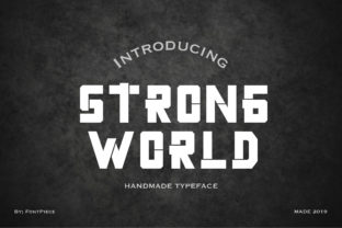 Strong World: A Modern Display Font for Web Design