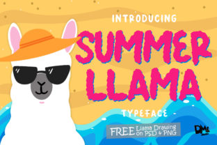 Summer Llama: A Playful Display Font for Editors