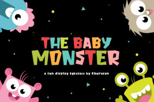 The Baby Monster: A Spooky Display Typeface for Bold Brands