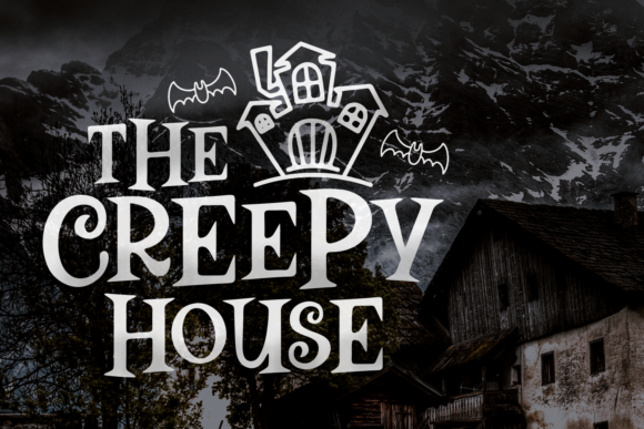 The Creepy House Font for Spooky Branding