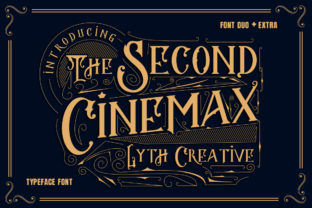 The Second Cinemax: A Vintage Display Font for Bold Campaigns