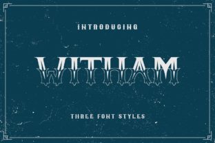 Witham Family: A Retro Display Font for Makers