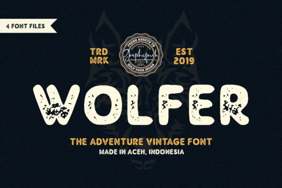 Wolfer: A Bold Display Font for Makers