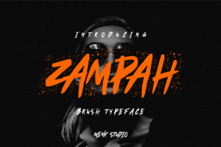 Zampah Font: A Bold Handwritten Typeface for Editorial Design